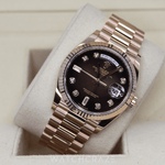 2021 ROLEX DAY-DATE 36 ‘BROWN-OMBRÉ’ 36MM 128235