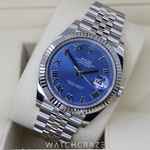 2021 ROLEX DATEJUST AZZURO BLUE 41MM 126334
