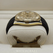 2021 ROLEX SKY-DWELLER OYSTERFLEX CHAMPAGNE DIAL 42MM 326238