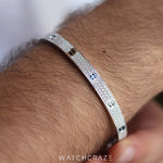 2022 CARTIER LOVE BANGLE PAVE CERAMIC SIZE 21