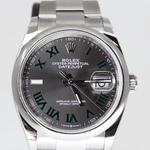 2022 ROLEX DATEJUST WIMBLEDON 36MM 126200