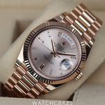 2022 ROLEX DAY-DATE SUNDUST BAGUETTE  DIAMOND MARKERS 40MM 228235