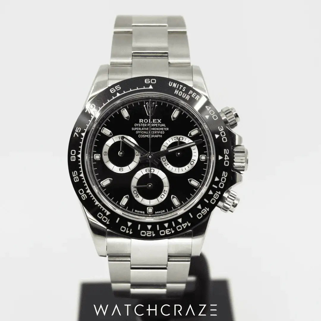 2021 ROLEX DAYTONA BLACK DIAL 40MM 116500LN