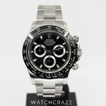 2021 ROLEX DAYTONA BLACK DIAL 40MM 116500LN