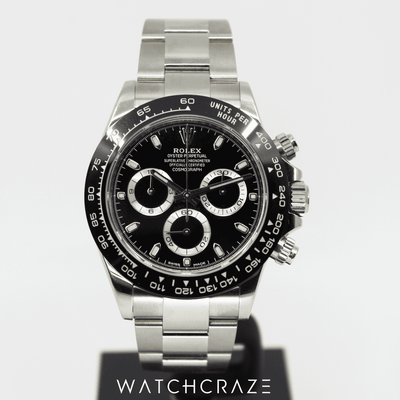 2021 ROLEX DAYTONA BLACK DIAL 40MM 116500LN