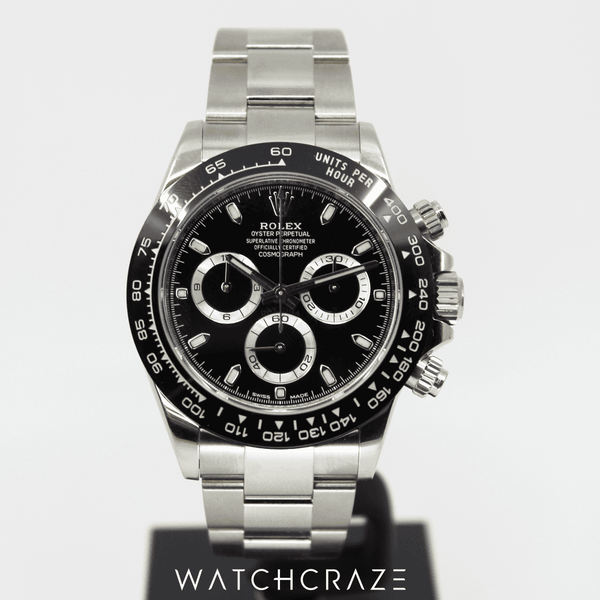 2021 ROLEX DAYTONA BLACK DIAL 40MM 116500LN