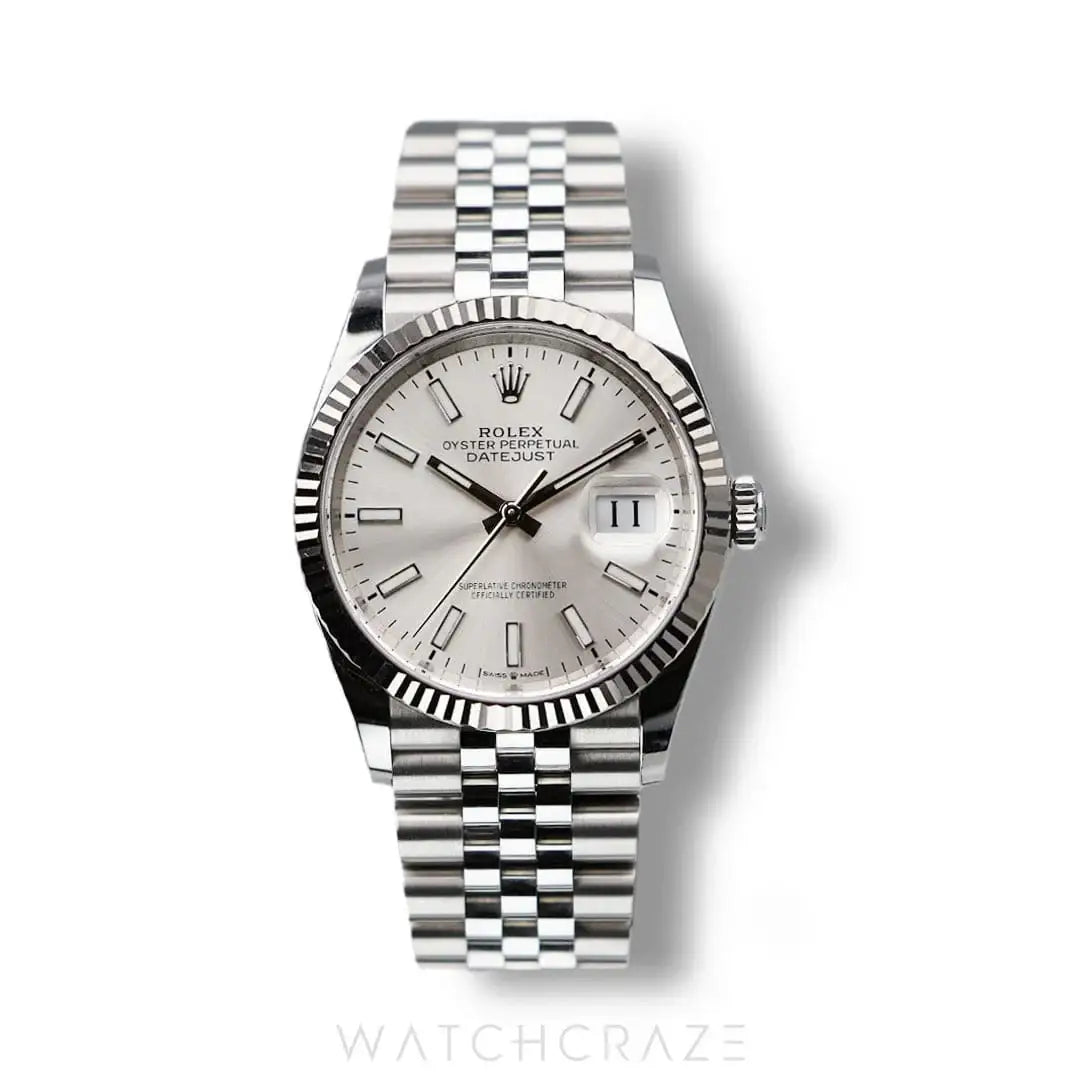 2024 ROLEX DATEJUST SILVER DIAL 36MM 126234