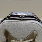 2023 ROLEX DAY-DATE PRESIDENT WHITE GOLD DIAMOND PAVE SAPPHIRES DIAL 40MM 228239