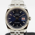 2018 ROLEX DATEJUST BLUE 36MM 116234