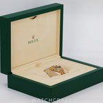 2019 ROLEX DAY-DATE YELLOW GOLD BAGUETTE MARKERS BLACK DIAL 40MM 228238