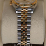 2024 ROLEX DATEJUST TWO TONE YELLOW GOLD AND STEEL SILVER DIAL 31MM 278273