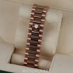 2022 ROLEX DAY-DATE EVEROSE GOLD CHOCOLATE DIAL 40MM 228235