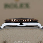 2020 ROLEX YACHT-MASTER TWO TONE ROSE GOLD AND STEEL CHOCOLATE DIAL 37MM 268621