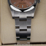 2024 ROLEX OYSTER PERPETUAL PINK DIAL 34MM 124200