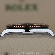 2020 ROLEX YACHTMASTER ROSE GOLD BROWN DIAL 40MM 126621