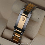 2024 ROLEX DATEJUST TWO TONE GOLD AND STEEL BLACK DIAL 41MM 126333