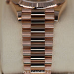 2022 ROLEX DAY-DATE EVEROSE GOLD CHOCOLATE DIAL 40MM 228235