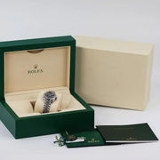2023 ROLEX DATEJUST DIAMOND MARKERS DARK GREY DIAL 28MM 279174