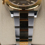 2024 ROLEX DATEJUST TWO TONE GOLD AND STEEL BLACK DIAL 41MM 126333