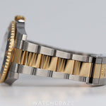 2015 ROLEX SUBMARINER TWO TONE GOLD AND STEEL BLACK DIAL 40MM 116613LN