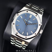 2019 AUDEMARS PIGUET ROYAL OAK BLUE DIAL 41MM 15500ST.OO.1220ST.01