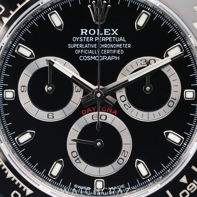 2024 ROLEX DAYTONA COSMOGRAPH BLACK DIAL 40MM 116500LN