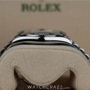 2020 ROLEX DATEJUST BLACK DIAL DIAMOND MARKER 41MM 126334