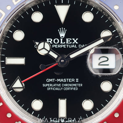 2019 ROLEX GMT MASTER II PEPSI 40MM 126710BLRO