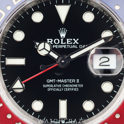 2020 ROLEX GMT MASTER II PEPSI 40MM 126710BLRO