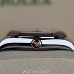 2024 ROLEX DATEJUST TWO TONE ROSE GOLD AND STEEL GREY DIAL 36MM 126231