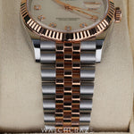 2022 ROLEX DATEJUST MOTHER OF PEARL DIAL DIAMOND MARKERS 36MM 126231