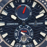 2015 ULYSSE NARDIN MAXI MARJNE DIVER BLUE DIAL 42MM 263-90
