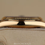 2019 ROLEX DAY-DATE YELLOW GOLD BAGUETTE MARKERS BLACK DIAL 40MM 228238