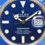 2024 ROLEX SUBMARINER YELLOW GOLD BLUE DIAL 'BLUSEY' 41MM 126618LB