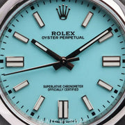 2021 ROLEX OYSTER PERPETUAL TIFFANY BLUE DIAL 36MM 126000