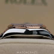 2021 ROLEX DATEJUST TWO TONE ROSE GOLD AND STEEL CHOCOLATE DIAL 28MM 279171