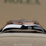 2021 ROLEX DATEJUST TWO TONE ROSE GOLD AND STEEL CHOCOLATE DIAL 28MM 279171