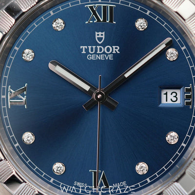 2020 TUDOR ROYAL BLUE DIAL DIAMOND MARKERS 41MM 28500