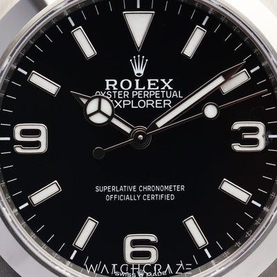 2022 ROLEX EXPLORER BLACK DIAL 36MM 124270