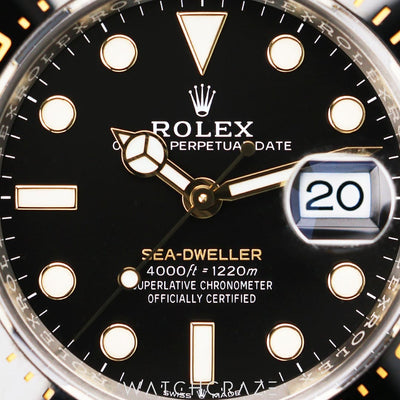 2023 ROLEX SEADWELLER TWO TONE GOLD AND STEEL 43MM 126603
