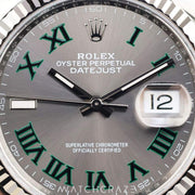 2021 ROLEX DATEJUST WIMBLEDON DIAL 41MM 126334