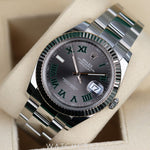 2022 ROLEX DATEJUST WIMBLEDON DIAL 41MM 126334