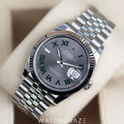 2021 ROLEX DATEJUST WIMBLEDON DIAL 41MM 126334