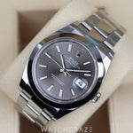2022 ROLEX DATEJUST GREY DIAL 41MM 126300