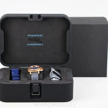 2021 PANERAI SUBMERSIBLE BRONZO BLUE DIAL 42MM PAM01074