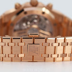 2024 AUDEMARS PIGUET ROYAL OAK CHRONOGRAPH GREEN DIAL ROSE GOLD 26240OR.OO.1320OR.08