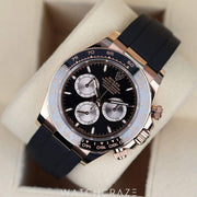 2023 ROLEX DAYTONA COSMOGRAPH ROSE GOLD BLACK DIAL 40MM 126515LN