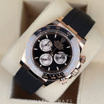 2023 ROLEX DAYTONA COSMOGRAPH ROSE GOLD BLACK DIAL 40MM 126515LN
