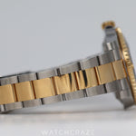 2015 ROLEX SUBMARINER TWO TONE GOLD AND STEEL BLACK DIAL 40MM 116613LN