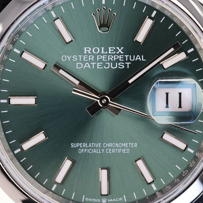 2024 ROLEX DATEJUST GREEN DIAL 36MM 126200